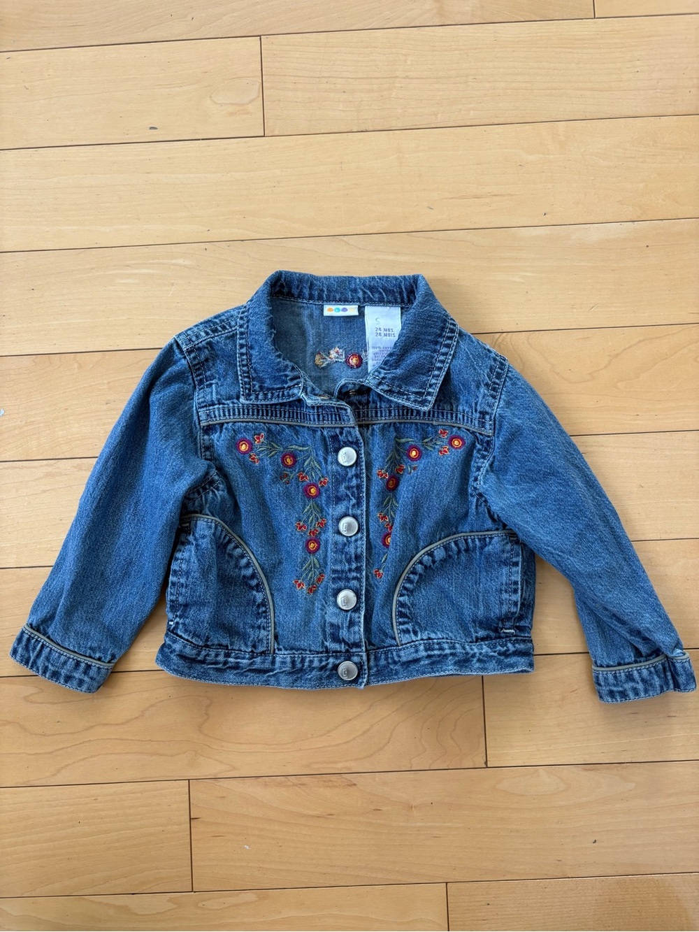 Children's Vintage Y2K Gymboree Embroidered Denim Jacket